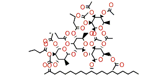 Caminoside D peracetate